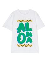 Stella McCartney Kids t-shirt Aloha Lettering - Blanc - thumbnail