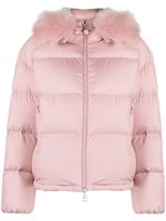 Moncler veste zippée Mino à capuche - Rose