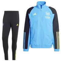 adidas Arsenal Presentatie Trainingspak 2023-2024 Blauw Zwart Geel - thumbnail