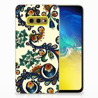 Siliconen Hoesje Samsung Galaxy S10e Barok Flower