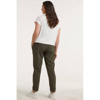 GREAT LOOKS top met printopdruk wit