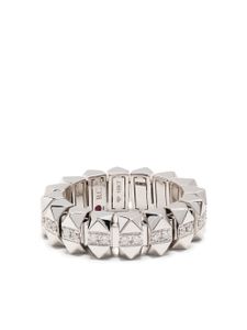 Roberto Coin bague en or 18 ct sertie de diamants - Argent