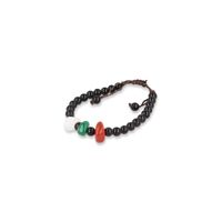 Edelsteen Armband Onyx met Italia (Bergkristal/ Carneool/ Groene Agaat) - thumbnail