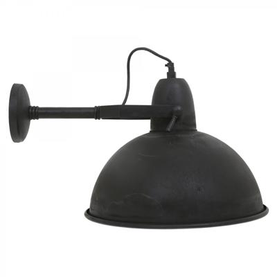 Plafond- en wandlamp Fulham Antiek Zwart