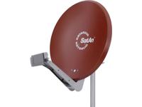 Kathrein CAS 90ro Satellietschotel 90 cm Reflectormateriaal: Aluminium Rood, Bruin