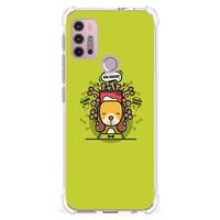 Motorola Moto G30 | G20 | G10 Stevig Bumper Hoesje Doggy Biscuit