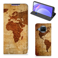 Xiaomi Mi 10T Lite Book Cover Wereldkaart - thumbnail