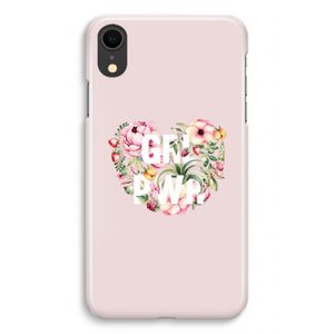 GRL PWR Flower: iPhone XR Volledig Geprint Hoesje