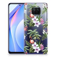 Xiaomi Mi 10T Lite TPU Hoesje Flamingo Palms - thumbnail