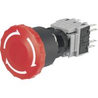 TRU COMPONENTS LAS1-BY-22TSA Noodstopschakelaar 250 V/AC 3 A 2x NC, 2x NO IP40 1 stuk(s)