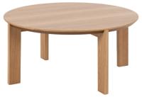 Salontafel Leo Rond MDF Naturel Ø90cm - Giga Living