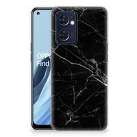 OPPO Reno 7 5G | Find X5 Lite TPU Siliconen Hoesje Marmer Zwart - Origineel Cadeau Vader - thumbnail