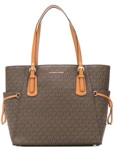 Michael Kors sac cabas Voyager - Marron