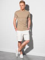 Ombre - heren T-shirt camel - safari - S1370-7