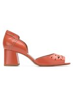 Sarah Chofakian leather pumps - Marron