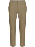 Dolce & Gabbana pantalon chino à taille mi-haute - Vert