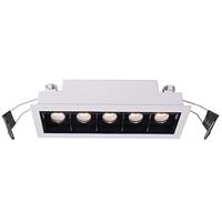 KapegoLED plafondinbouwlamp, Ceti 5, stroomconstant, 14-15V DC, 700 mA, 10W, 2900K, wit-mat EEK: A