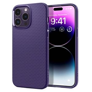 Spigen Liquid Air iPhone 14 Pro Max TPU Hoesje - Diep Paars