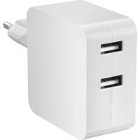 VOLTCRAFT SPS-2400/2+WH-N USB-oplader 24 W Thuis Uitgangsstroom (max.) 4800 mA Aantal uitgangen: 2 x USB - thumbnail