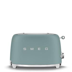 Smeg TSF01EGMEU broodrooster 6 2 snede(n) 950 W Chroom, Groen