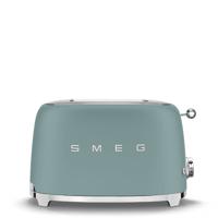 Smeg TSF01EGMEU broodrooster 6 2 snede(n) 950 W Chroom, Groen - thumbnail