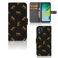 Telefoonhoesje met Pasjes voor Motorola Moto E13 4G Leopards