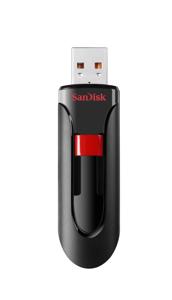 SanDisk Cruzer Glide USB flash drive 32 GB USB Type-A 2.0 Zwart, Rood