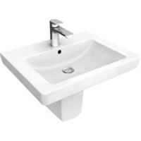 Villeroy & Boch Subway 2.0 wastafel 65x47cm met kraangat met overloop wit 71136501 - thumbnail