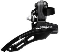 Shimano Voorderailleur 6/7-speed Tourney TZ FD-TZ500 down swing/top pull hoge klem ø28,6 mm 42T - thumbnail