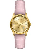 Horlogeband Michael Kors MK2549 Leder Roze 18mm - thumbnail