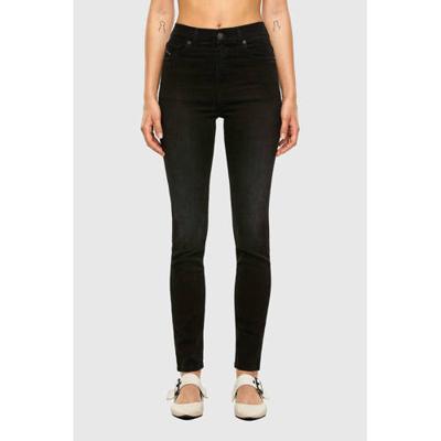 Diesel high waist skinny jeans D-Roisin-High 02 donker grijs Diesel high waist skinny jeans D-Roisin-High 02 donker grijs