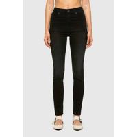 Diesel high waist skinny jeans D-Roisin-High 02 donker grijs