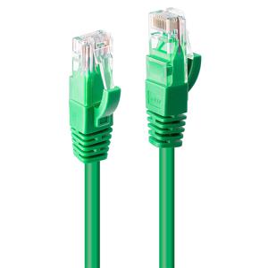 LINDY 48048 RJ45 Netwerkkabel, patchkabel CAT 6 U/UTP 2.00 m Groen Snagless 1 stuk(s)