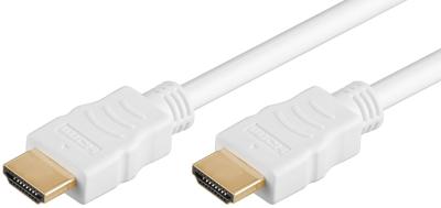 Microconnect HDMI, M-M, 1,5m 1,5m HDMI HDMI Wit HDMI kabel - [HDM19191.5V1.4W]