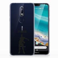 Nokia 7.1 Telefoonhoesje met Naam Floss - thumbnail