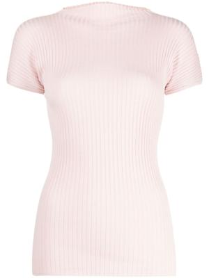 Fabiana Filippi Top met boothals - Roze