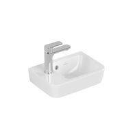 Villeroy & Boch O.novo fontein 1 kraangat links met overloop 36x25cm wit 43423601 - thumbnail