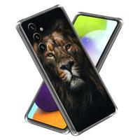 Samsung Galaxy A25 Stijlvolle Ultradunne TPU Hoesje - Leeuw - thumbnail