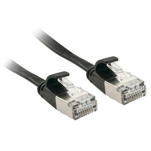 LINDY 47481 RJ45 Netwerkkabel, patchkabel CAT 6A U/FTP 1.00 m Zwart Snagless 1 stuk(s)