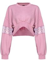 PINKO sweat crop à sequins - Rose - thumbnail