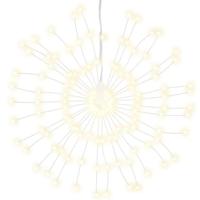 vidaXL Kerstverlichting vuurwerk 4 st 140 warmwitte LED's 17 cm, kerstverlichting, kerstboomverlichting, vuurwerklampje, lichtsnoer