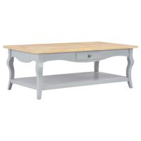 vidaXL Salontafel 110x60x40 cm MDF grijs