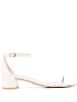 Stuart Weitzman sandales Nudist Curve en cuir - Tons neutres