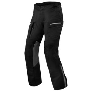 REV'IT! Offtrack 2 H2O pants, Textiel motorbroek heren, Zwart kort