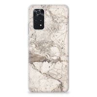 Xiaomi Poco M4 Pro 4G TPU Siliconen Hoesje Marmer Beige - thumbnail