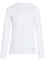 Jil Sander long-sleeved cotton T-shirt - Blanc - thumbnail