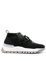 Santoni x AMG elasticated-panel sneakers - Noir