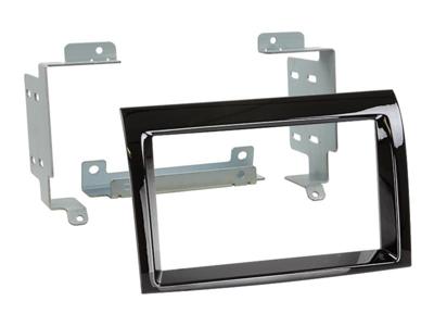2-DIN Paneel Fiat Ducato - Citroën Jumper - Peugeot Boxer 2011-2015 Kleur: Piano Zwart