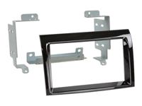 2-DIN Paneel Fiat Ducato - Citroën Jumper - Peugeot Boxer 2011-2015 Kleur: Piano Zwart
