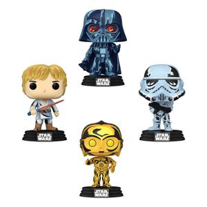 Star Wars POP! Movies Vinyl Figure 4-Pack Retro Series 9 cm